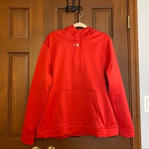 NEW Red Under Armour Water-resistant Sweatshirt